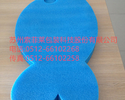 EPE珍珠棉模切加工，深藍(lán)色珍珠棉加工