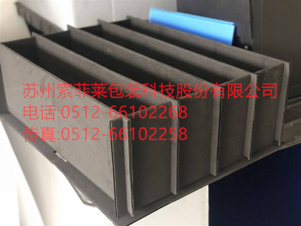 中空板刀卡，PP中空板貼合植絨EVA刀卡